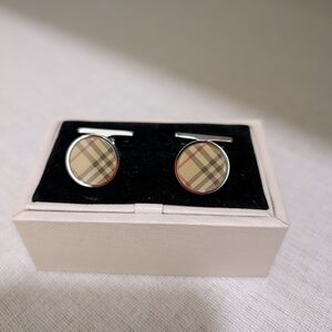 Elegant Checkered Cufflinks